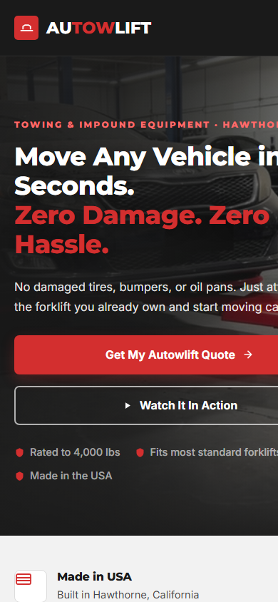 Autowlift on mobile